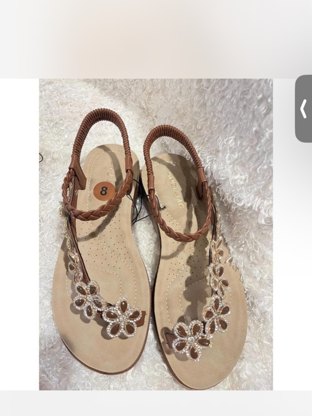 ISO!! andiamo sandals flower brown